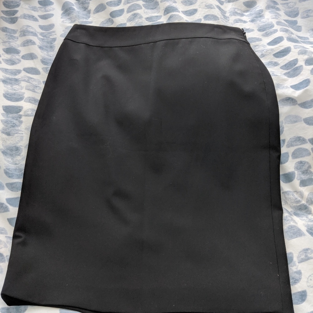 Classic Black Pencil Skirt